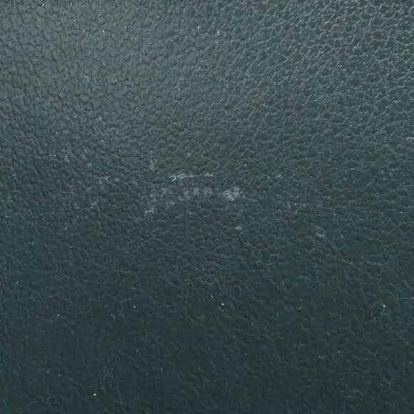 Auth CELINE Triomphe Zip Around Long Wallet Dark Green Leather authentic - Picture 12 of 16